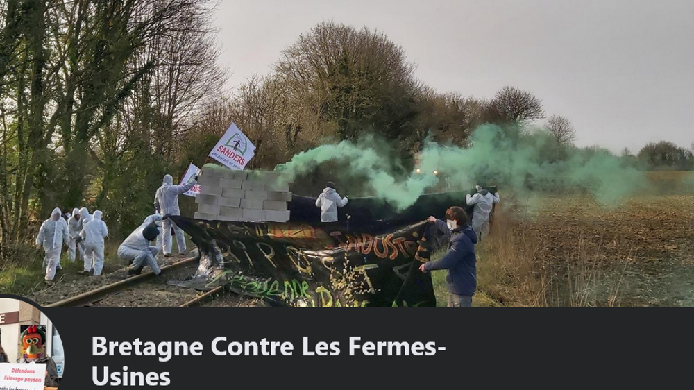 ©capture d’image vidéo sur la page Facebook «Bretagne contre les fermes-usines